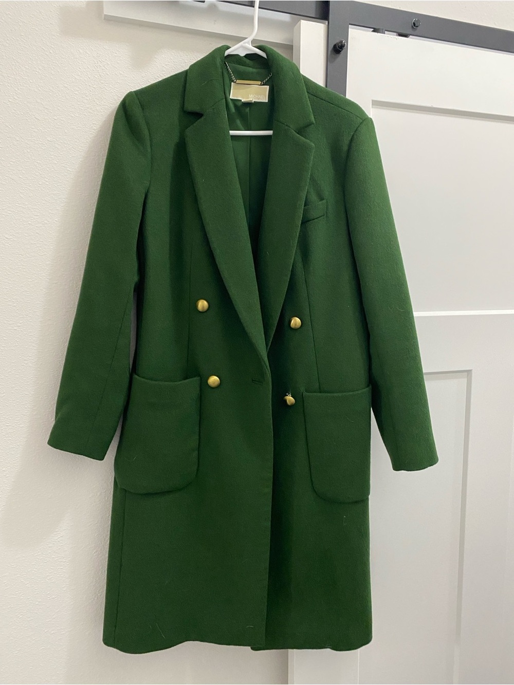 Michael Kors wool blend coat